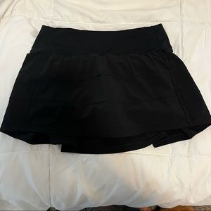 Lululemon Black Pace Rival Skirt